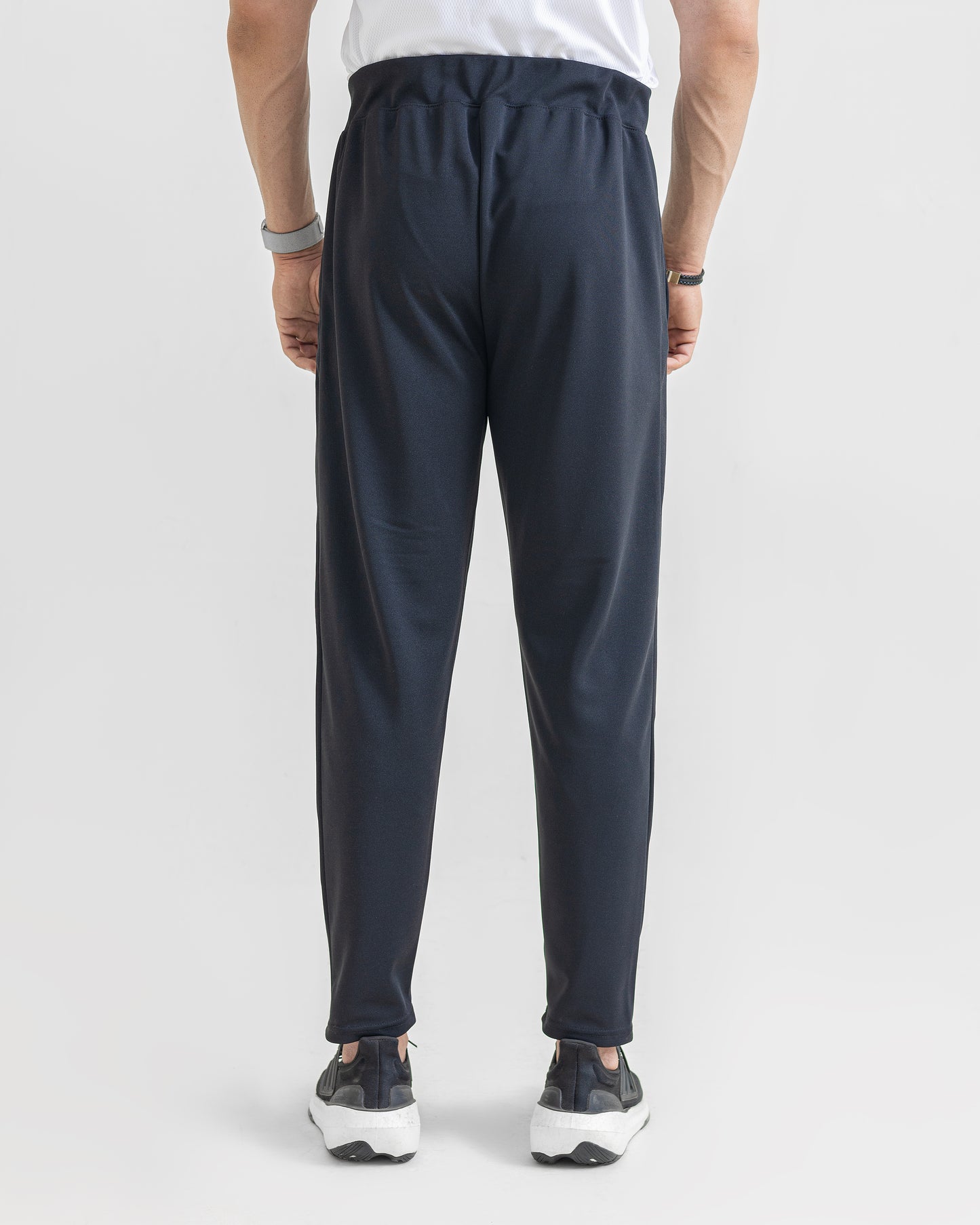 DARK LOOSE FIT PLEATED TROUSERS