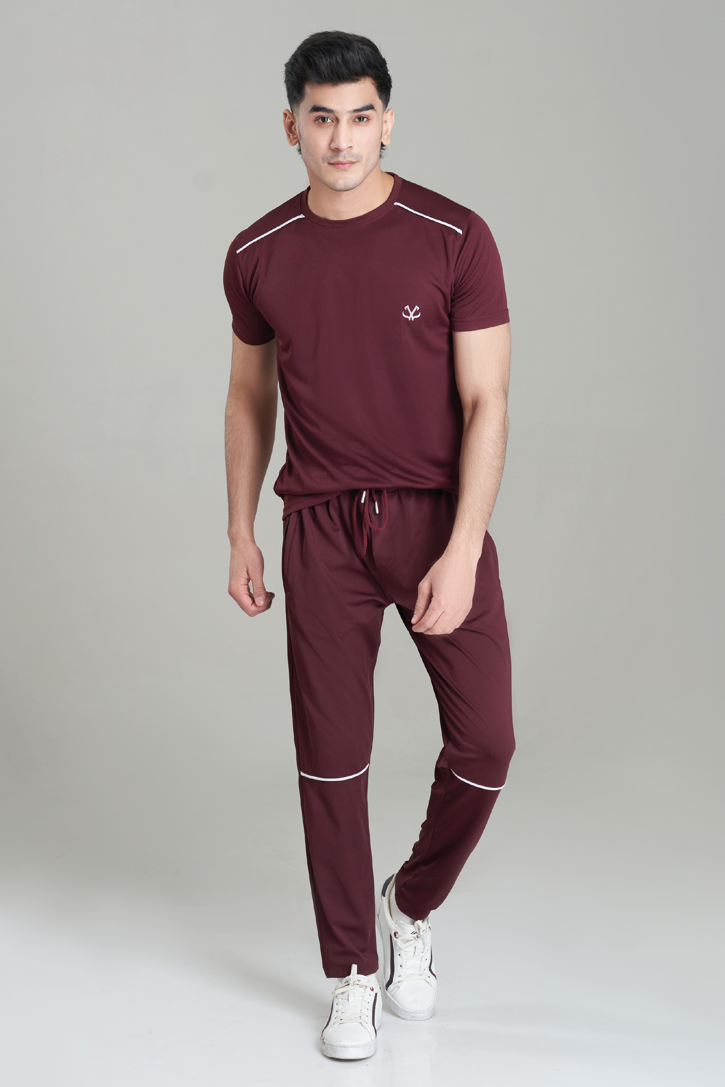 Bold Maroon Twin Set