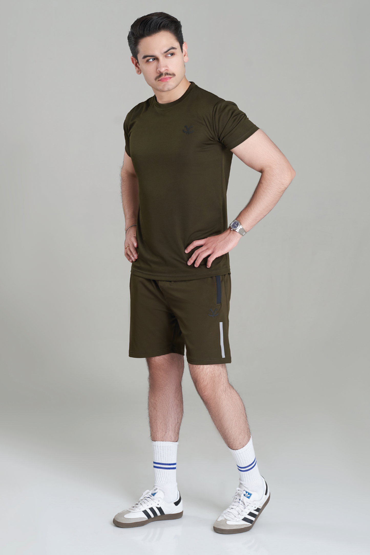 Olive Flex Short Suit