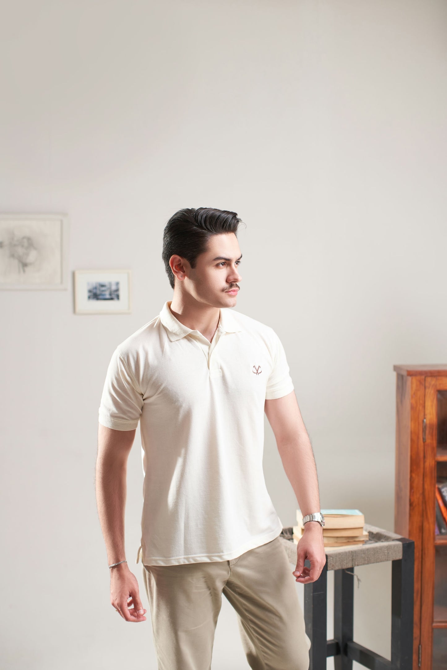 Offbeat White Polo