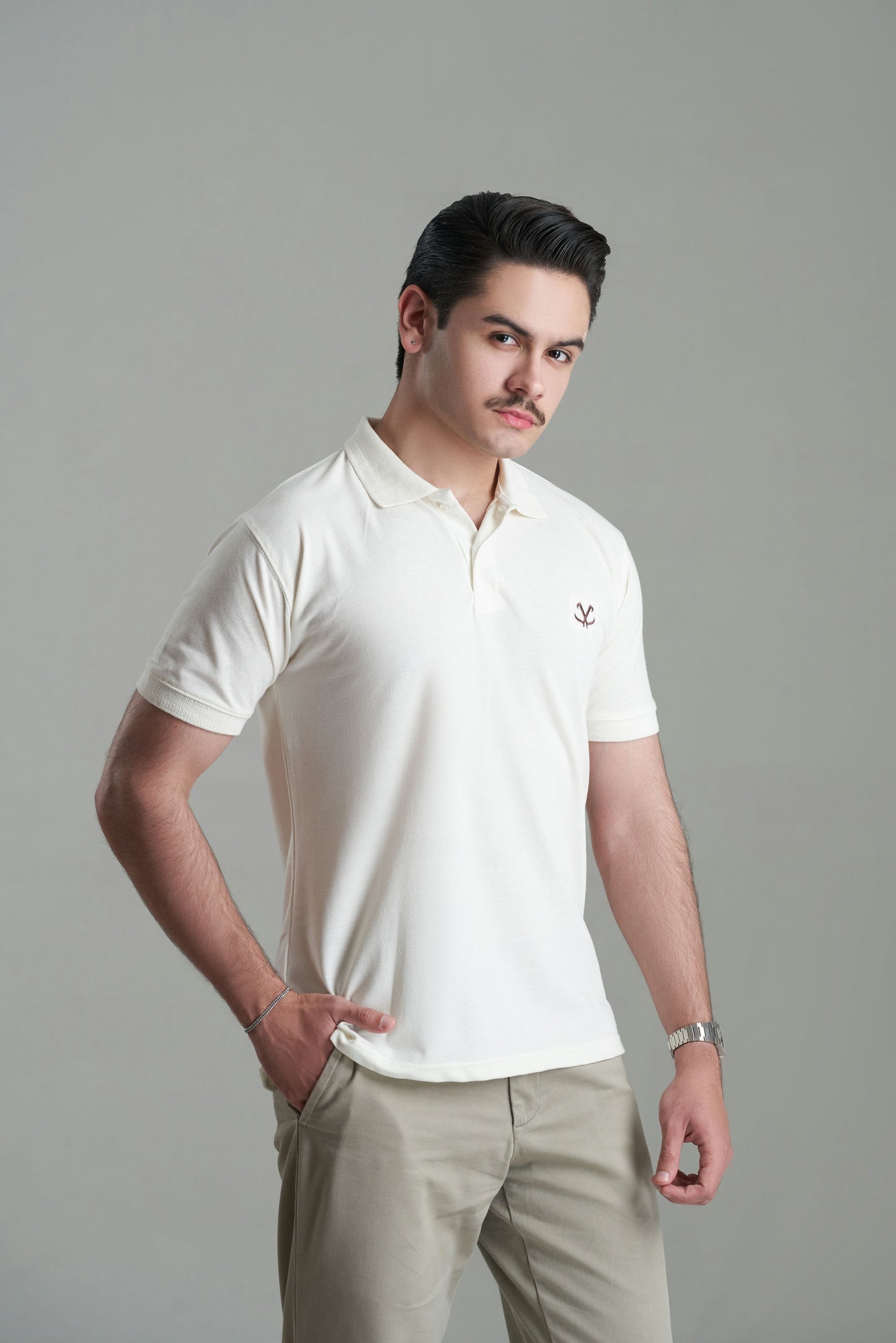 Offbeat White Polo