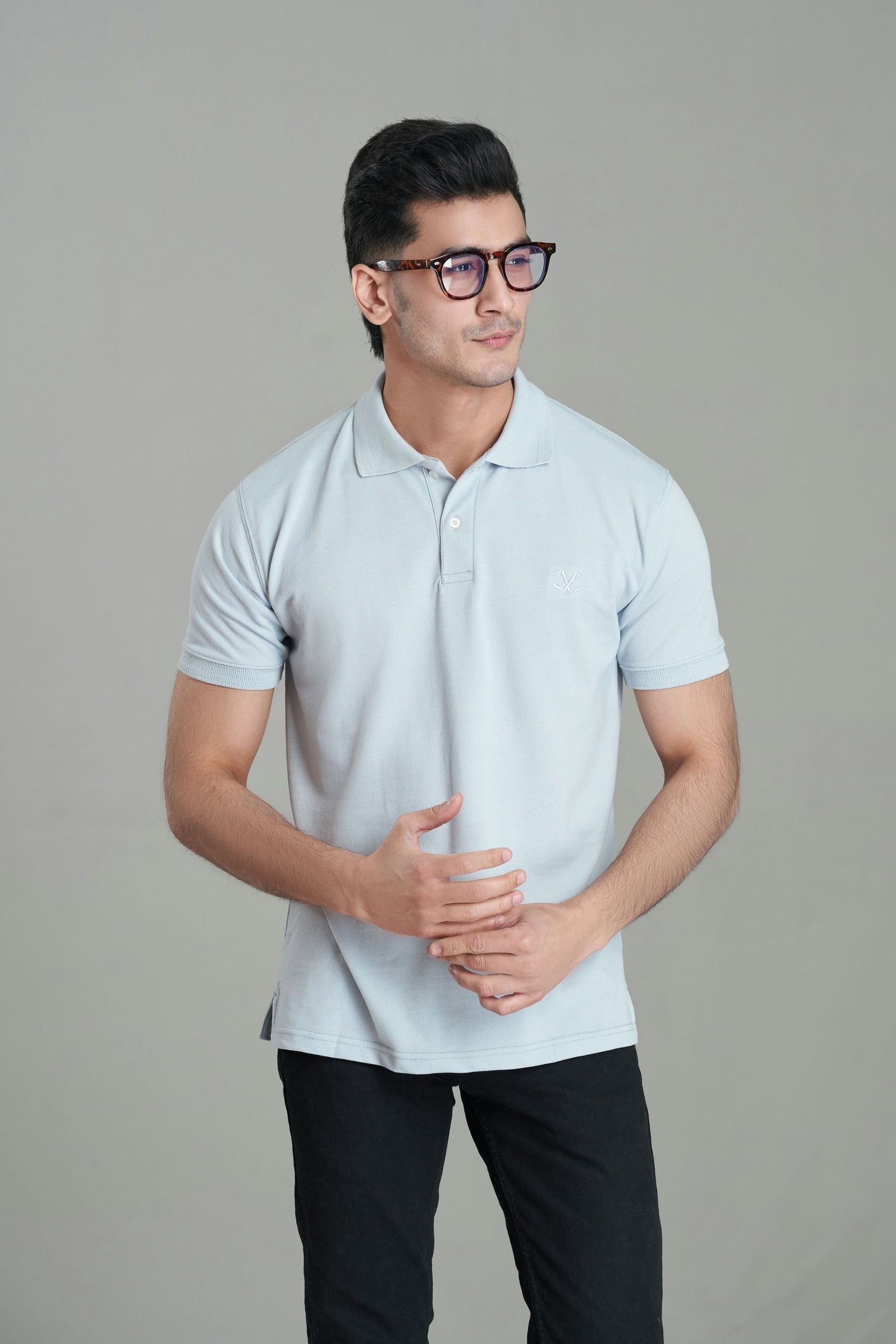 SEA GREEN POPCORN POLO