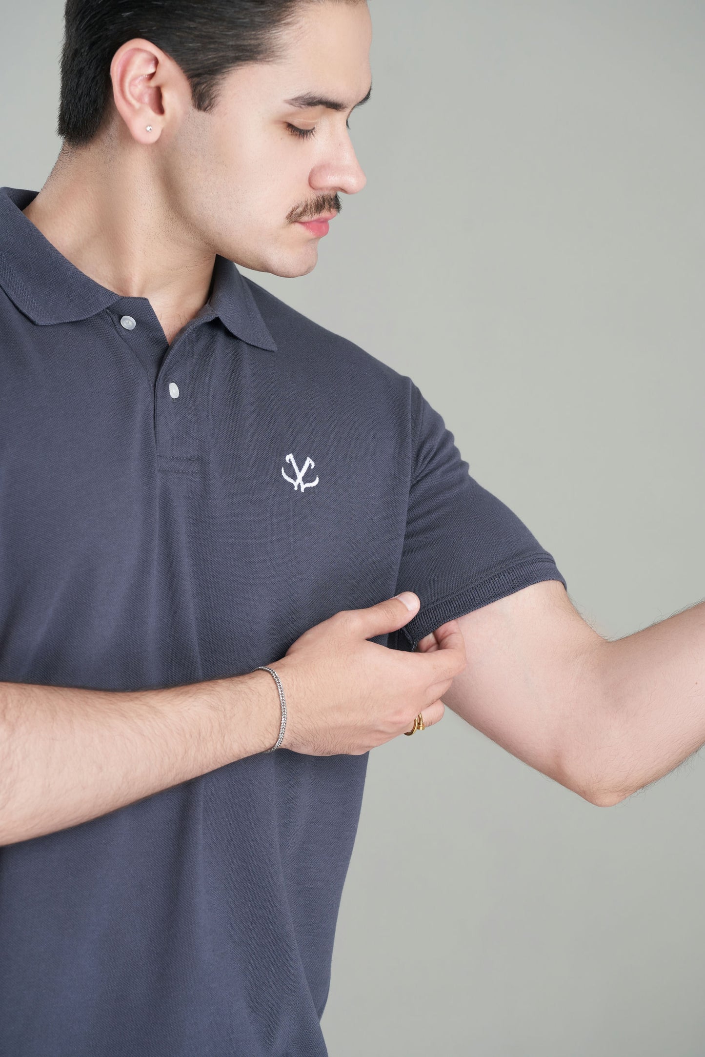 CLASSIC DARK GREY POLO