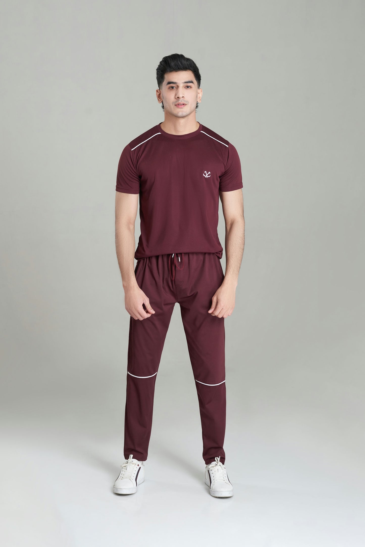 Bold Maroon Twin Set