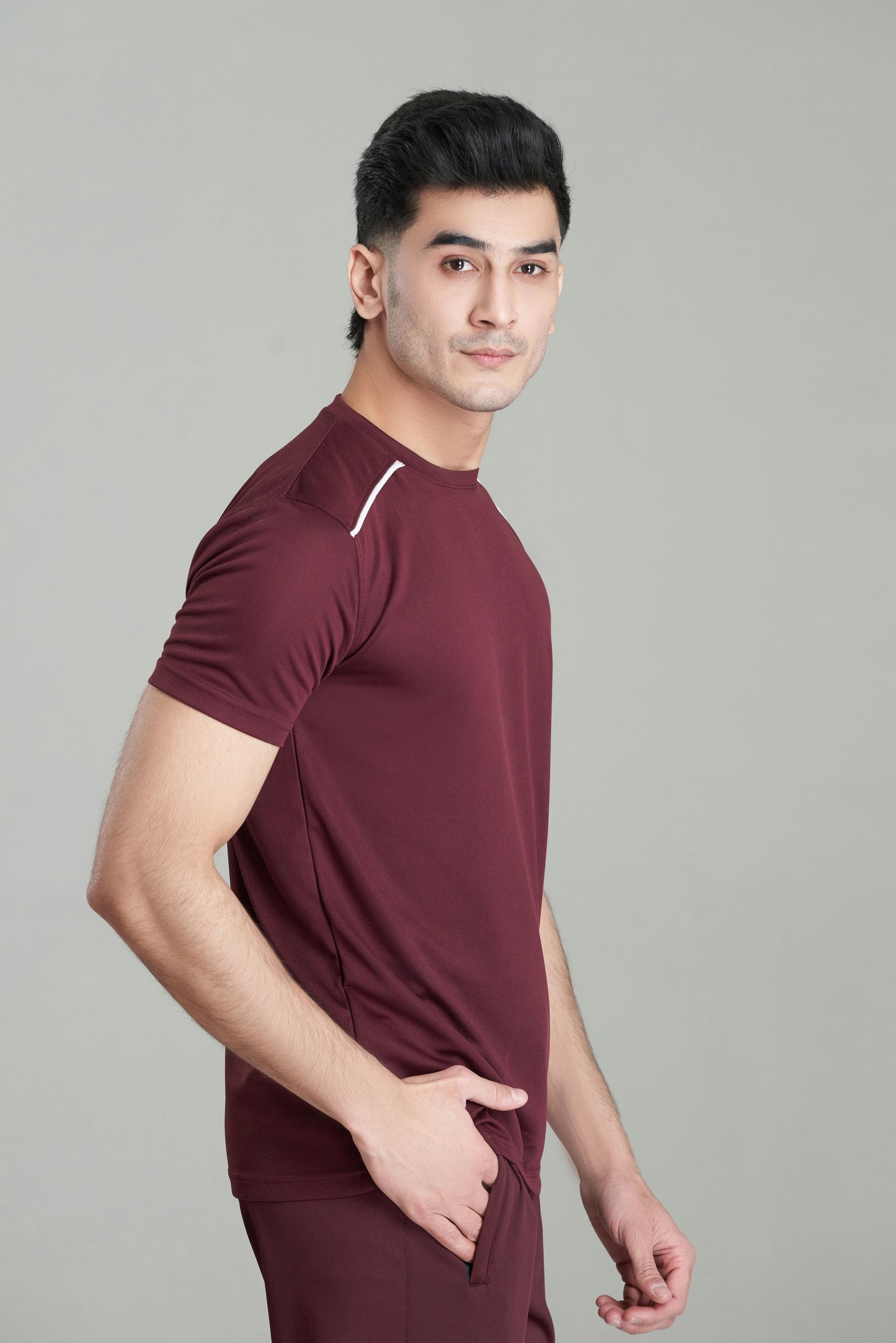 Bold Maroon Twin Set