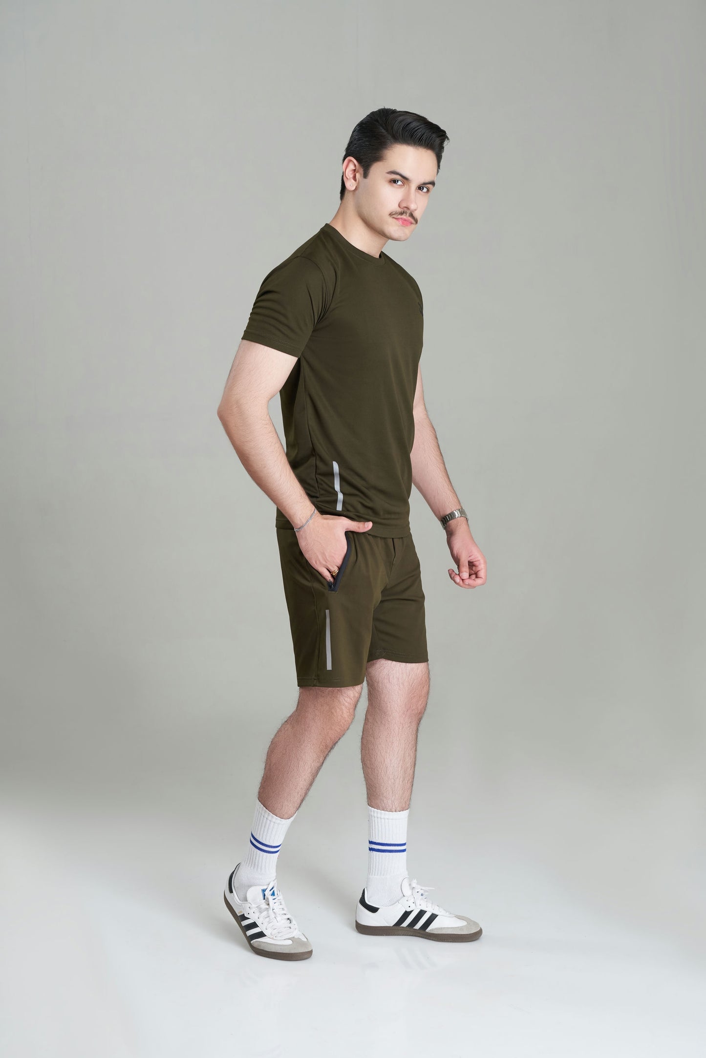 Olive Flex Short Suit