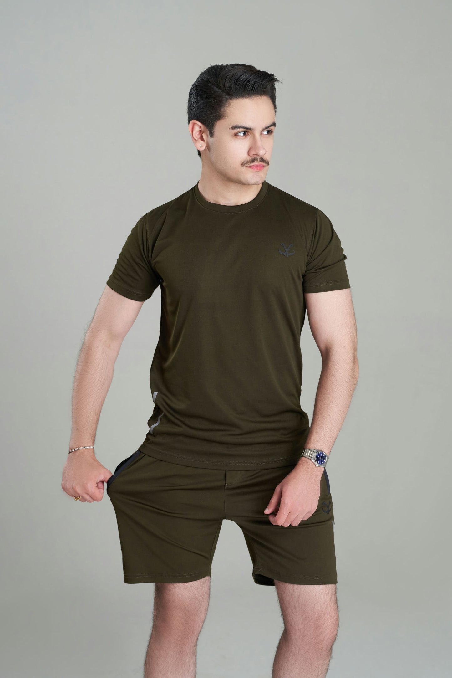 Olive Flex Short Suit