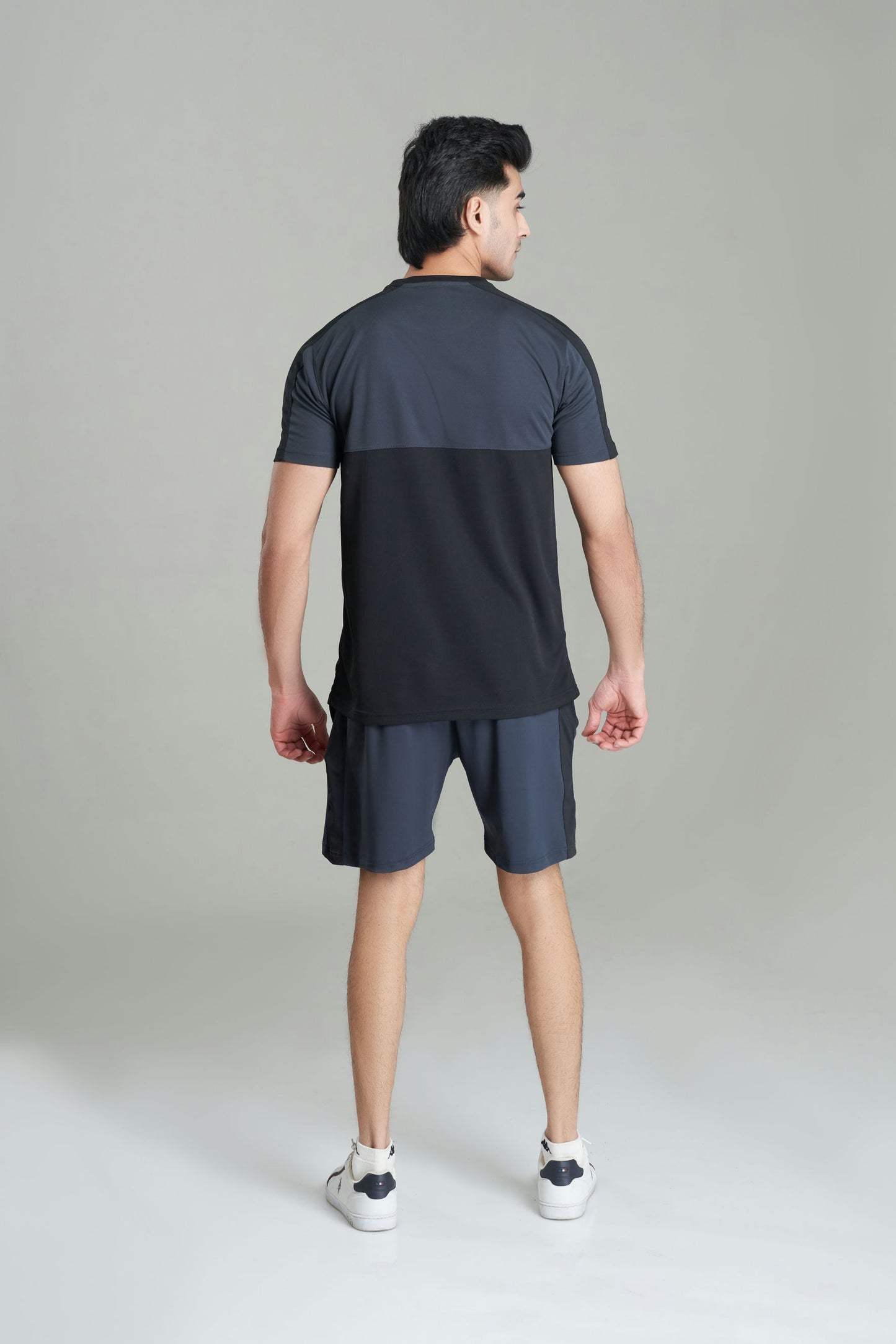 DARK GRAY SHORTS TRACKSUIT
