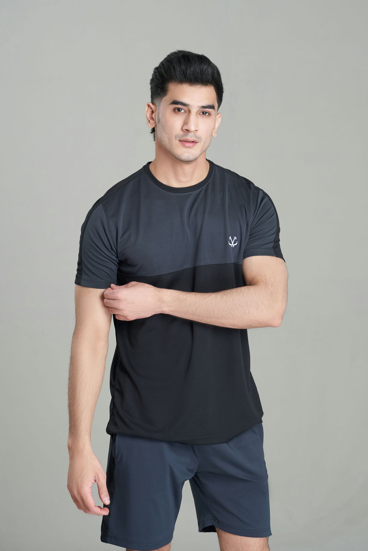 DARK GRAY SHORTS TRACKSUIT