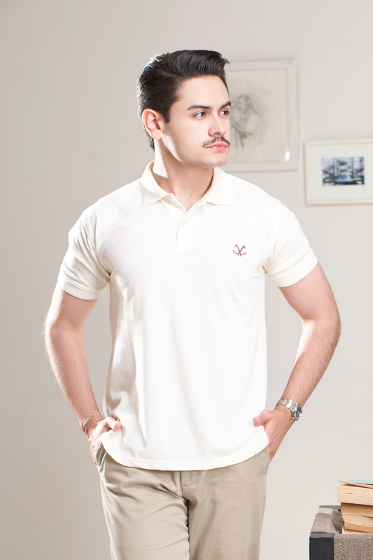 Offbeat White Polo