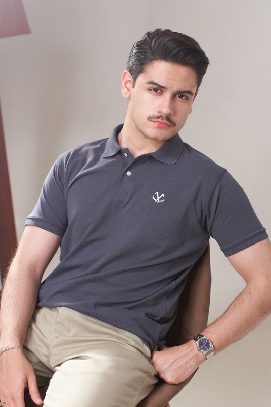 CLASSIC DARK GREY POLO