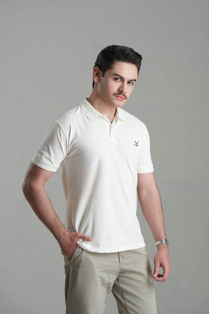 Offbeat White Polo