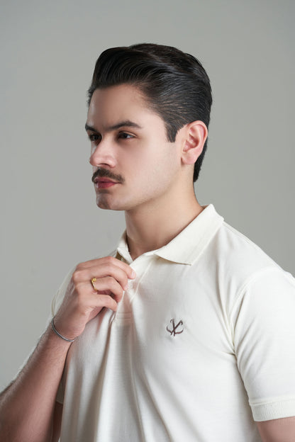 Offbeat White Polo