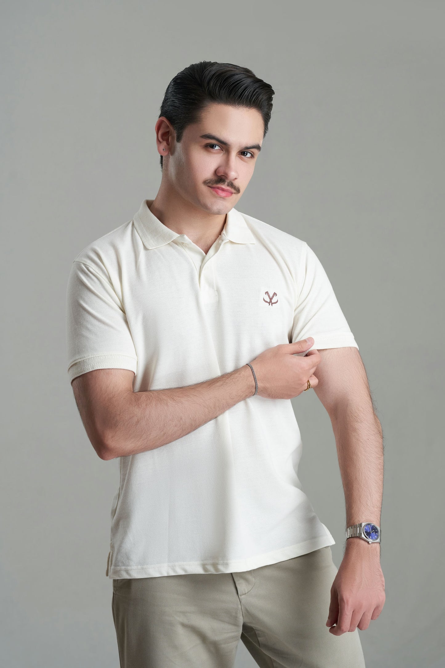 Offbeat White Polo