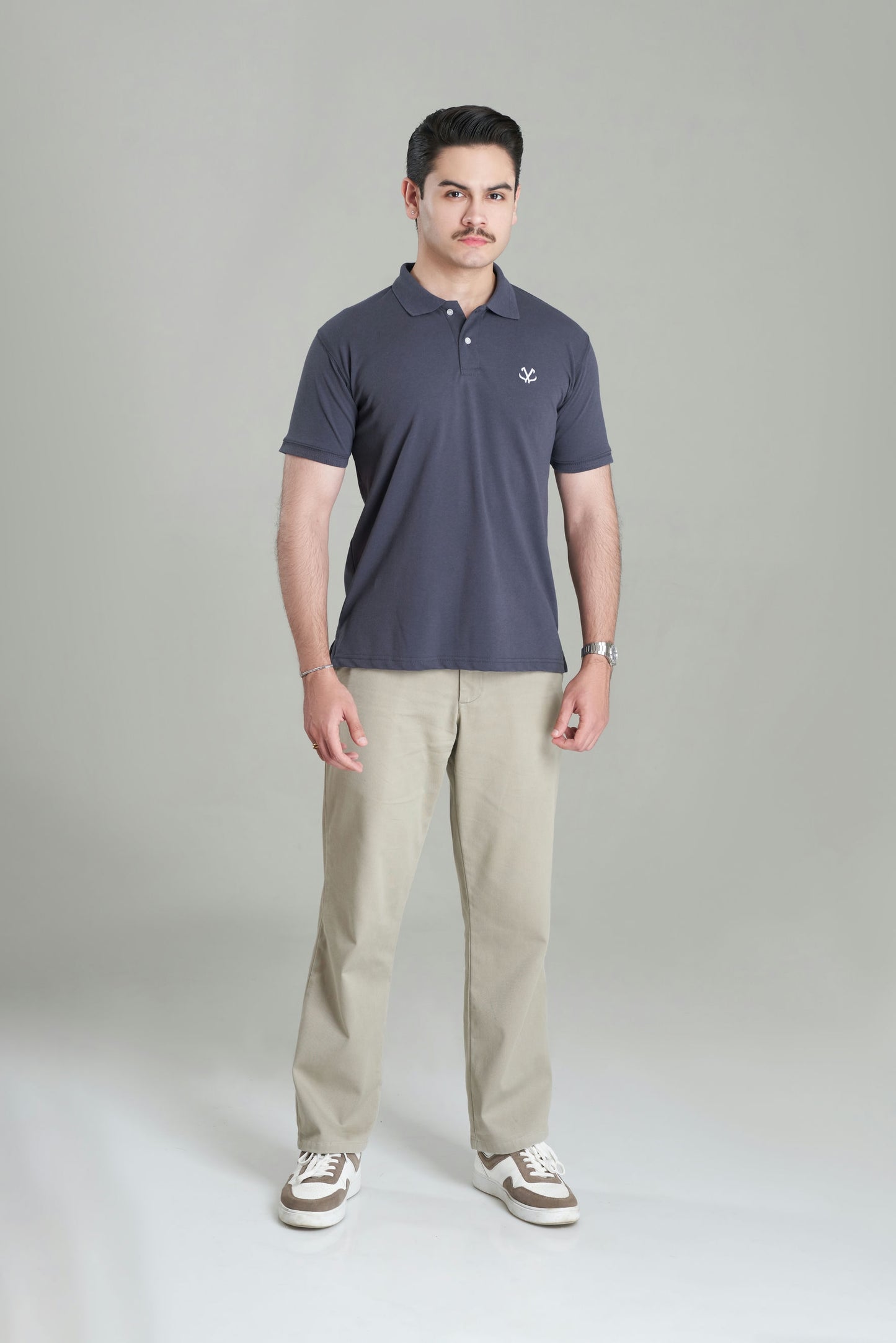 CLASSIC DARK GREY POLO