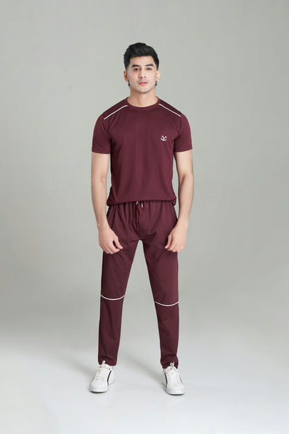 Bold Maroon Twin Set