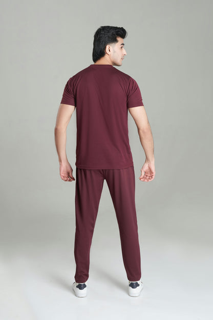 Bold Maroon Twin Set